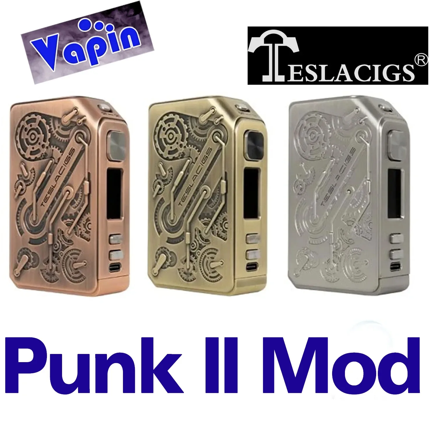 Punk II 220w Mod Box (Color Black) de Teslacigs