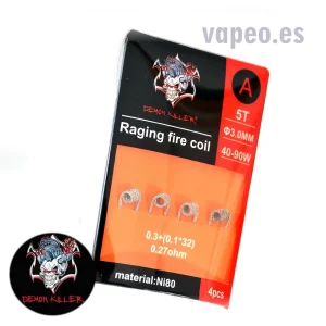 Raging Fire coil N80 A 0.27 ohms -Demon Killer