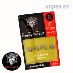 Raging Fire coil N80 B 0.25 ohms -Demon Killer