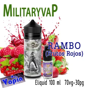 Rambo (Frutos Rojos) 100ml Military Vap Eliquids