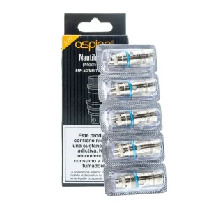 Resistencia 2S Mesh para Nautilus (5 pcs) - Aspire