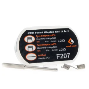 Resistencia N90 Fused clapton coil 2 in 1 (8uds) - Geekvape