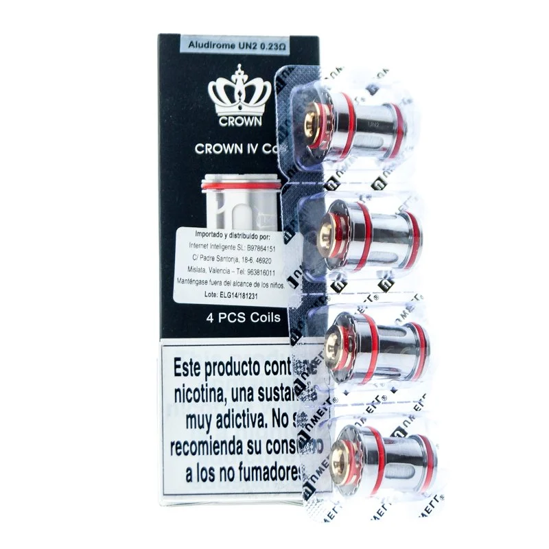 Resistencia para Crown IV UN2 Mesh Coil (4pcs) - Uwell