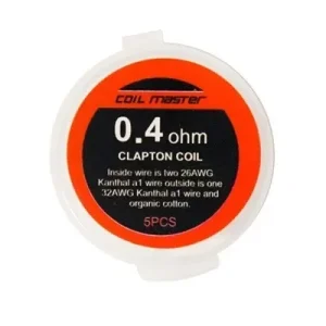 RESISTENCIA PREFABRICADAS COIL MASTER 0.4OHM