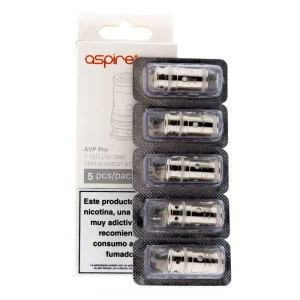 Resistencia Regular para AVP Pro (5pcs) - Aspire