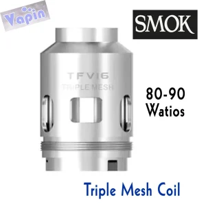 Resistencia Triple Mesh Coil 0.15Ω (60-80w) para TFV16 de Smok