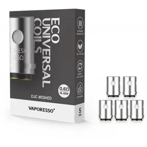 Resistencia Vaporesso COIL EUC MESHED 0.6 ohm (unidad)