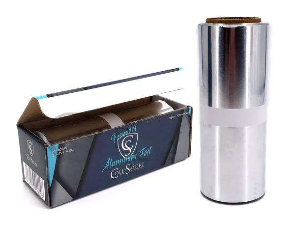 Rollo Papel Aluminio Cold Smoke 40 Micras
