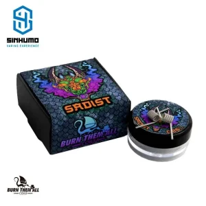 Sadist 0.26 Ohm Single Full N80+N90 By Burn Them All Coils