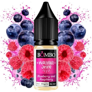 Sales de Nicotina Blueberry and Raspberry Wailani by Bombo 10ml
