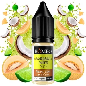 Sales de Nicotina Melon, Lime and Coco Wailani by Bombo 10ml