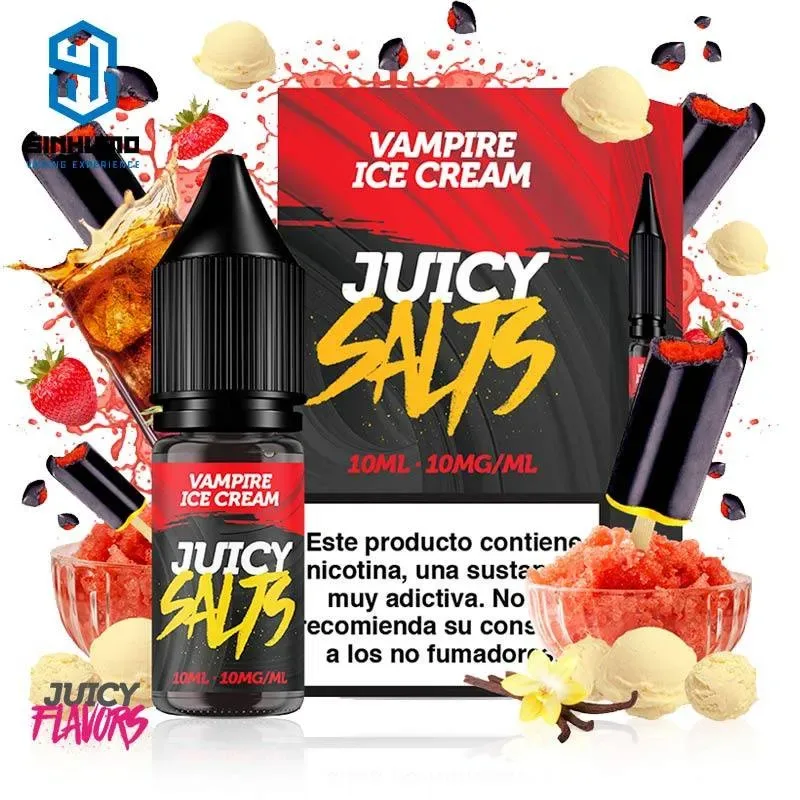 Sales Juicy Salts Juicy Flavors Vampire Ice Cream 10ml