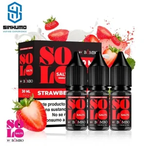 Sales Solo Salts Strawberry Cream 30ml (Pack de 3x10ml) by Bombo