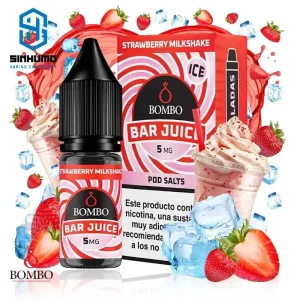 Sales Strawberry Milkshake Ice 10ml Bar Juice By Bombo E-liquids