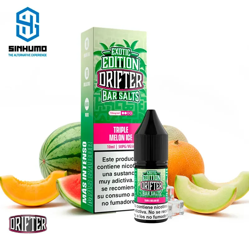 Sales Triple Melon Ice 10ml Exotic By Drifter Bar Salts