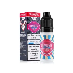 SALT WATERMELON SLICES 10ML 20MG DINNER LADY
