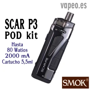 Scar P3 kit de vapeo (Black-White) de Smok