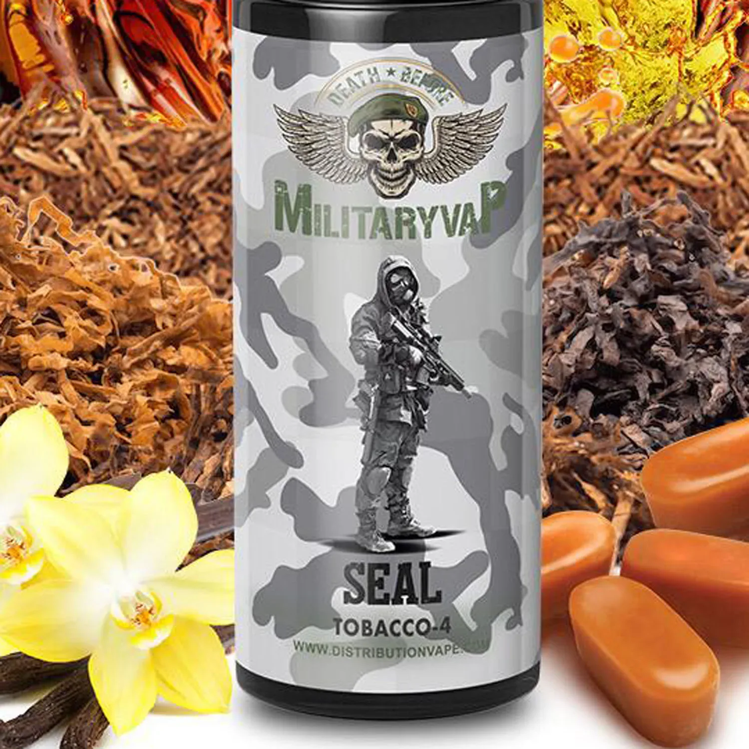 Seal (tabacos, vainilla y caramelo) 100ml Military Vap Eliquids - Image 2