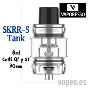 Skrr-S Tank Claromizador 8ml Color Plata de VAPORESSO