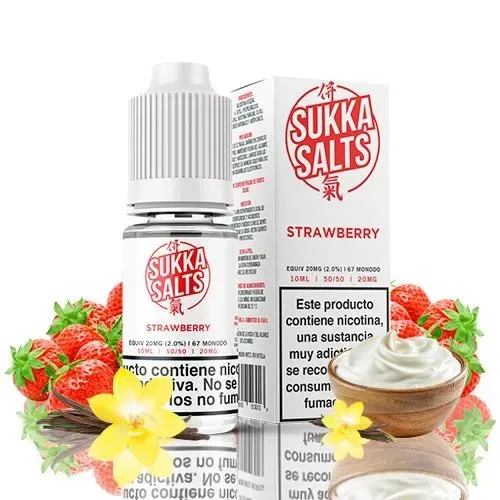Strawberry 10ml Sukka salts 20mg/ml Eliquid Sales nicotina