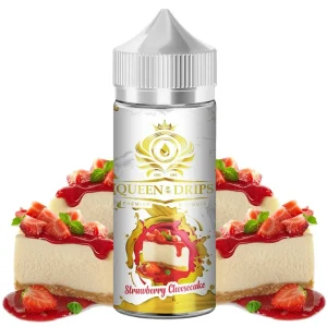 Strawberry Cheesecake 100ml - Queen Of The Drips