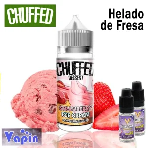 STRAWBERRY ICE CREAM 100ml Chuffed Eliquid + 2 Nicokits