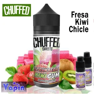 STRAWBERRY KIWI GUM 100ml Chuffed Eliquid + 2 Nicokits
