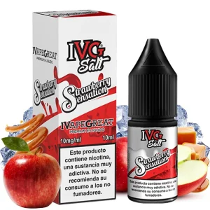 Strawberry Sensation 10ml - IVG Salt