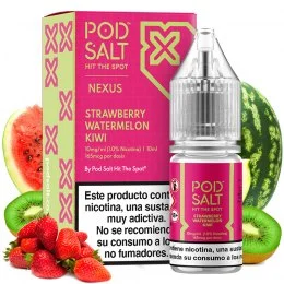 Strawberry Watermelon Kiwi 10ml - Nexus Nic Salt