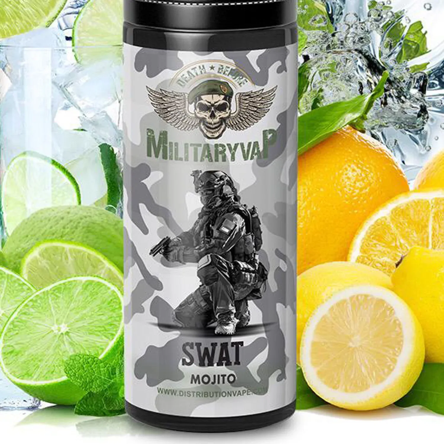 Swat (Mojito) 100ml Military Vap Eliquid - Image 2