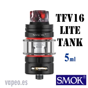 TFV16 Lite 28mm Tank 5ml (Black) Claromizador de Smok