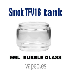TFV16 y tfv18 Bubble Glass pyrex tube9 repuesto Smok