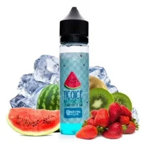 Ticoice 50ml (Fresa, kiwi, sandía Fresh) de Daruma Eliquid + Nicokit Gratis