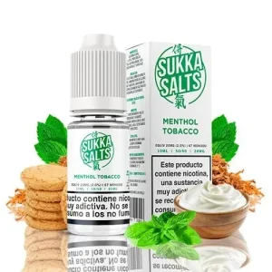 Tobacco Menthol Nic salt 10ml de Sukka Salts eliquids