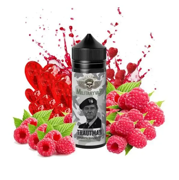Trautman (Piruleta de Frambuesa) 100ml Military Vap Eliquids - Image 2