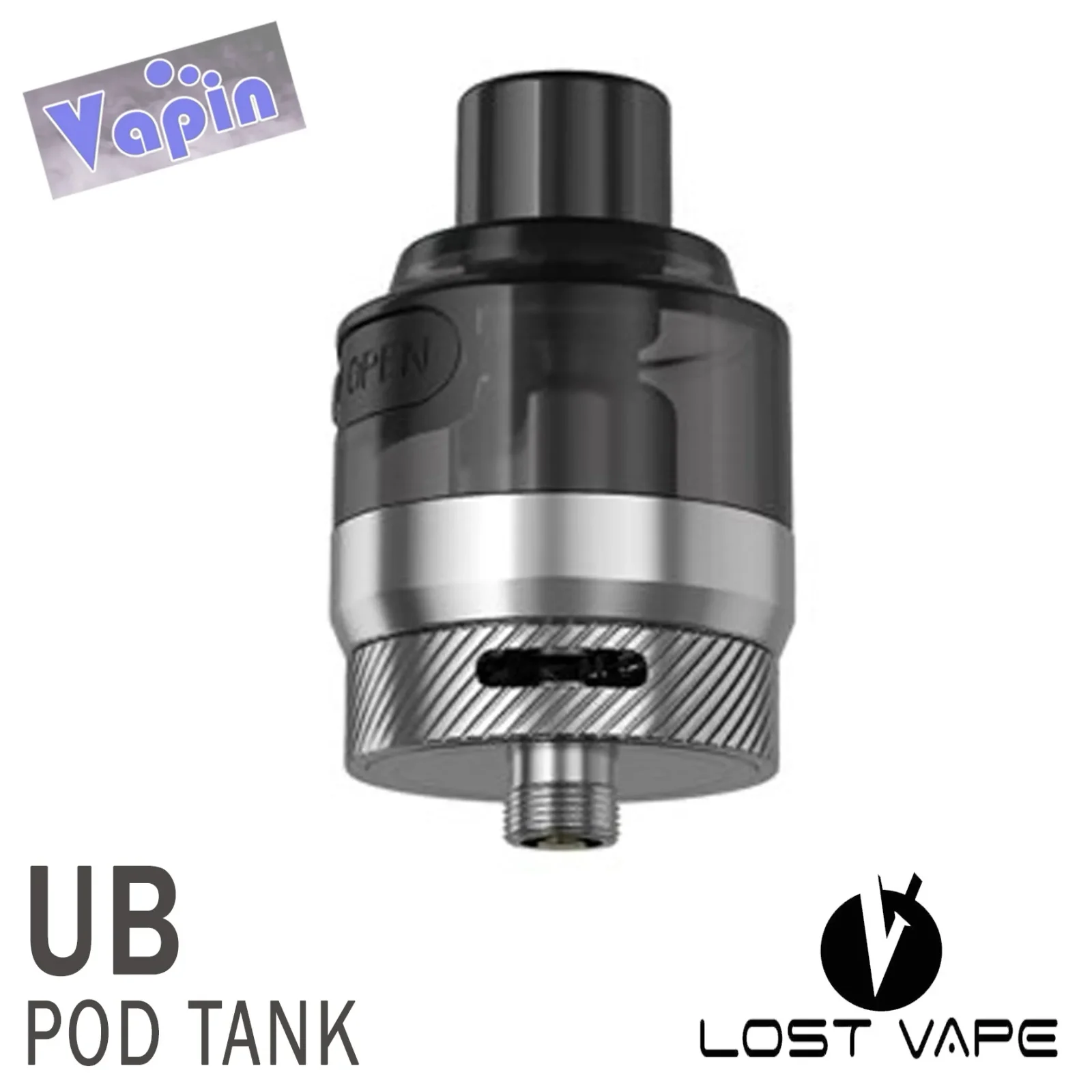 Ub Pod tank (Silver) claromizador 5,5ml + 4 coils de Lost Vape