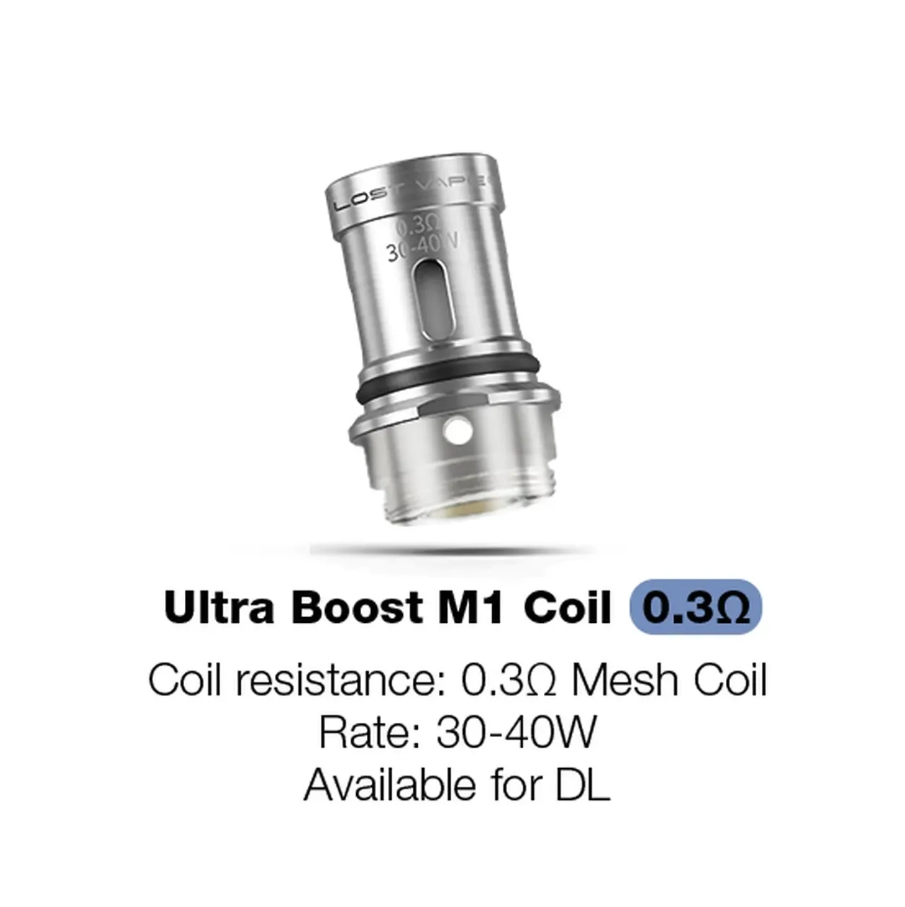 Ultra Boost M1 Coil 0,3ohm (Resistencia UB pod tank) de Lost Vape