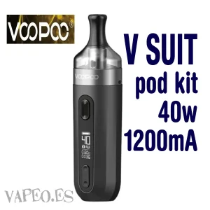 V SUIT POD KIT 40W 1200MA BLACK VOOPOO