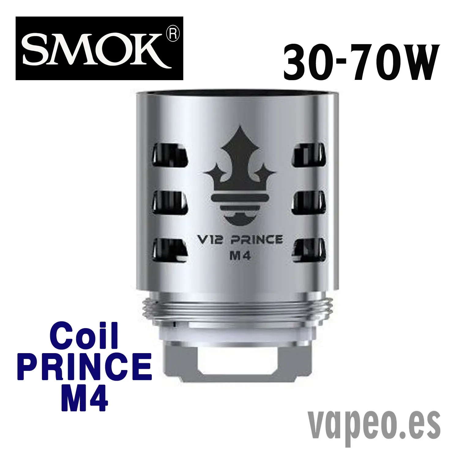 V12 Prince M4 Coil Resistencia 0,17ohm (30-70w) Smok