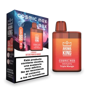 Vaper Desechable Aroma King Cosmic Box Triple Mango 20 Mg
