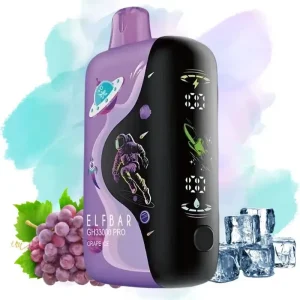 Vaper Elf Bar Gh33000 Pro Grape Ice