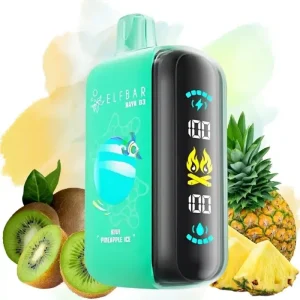 Vaper Elf Bar Raya D3 25000 Kiwi Pineapple Ice