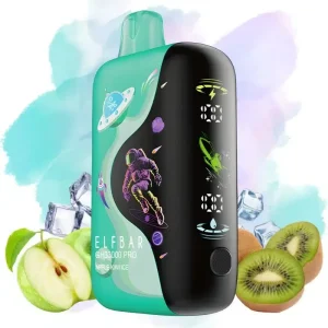 Vaper Elfbar Gh33000 Pro Apple Kiwi Ice