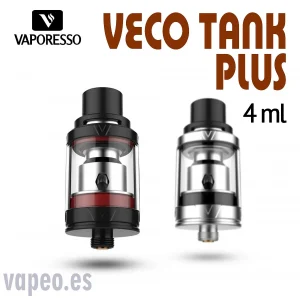 Veco Tank Plus (Silver) Atomicer de VAPORESSO