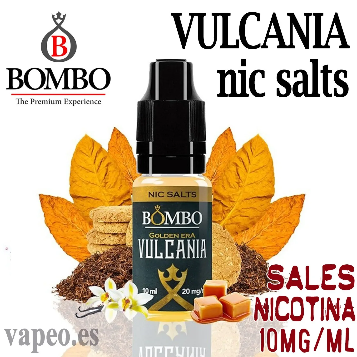 VULCANIA NIC SALTS 10MG BOMBO ELIQUID