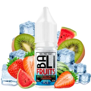 Watermelon + Kiwi + Strawberry Ice 10ml - Bali Fruits Salts by Kings Crest