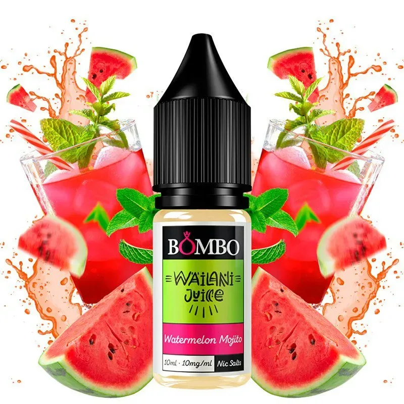 Watermelon Mojito 10 mg Wailani Juice Nicsalts 10ml Bombo Eliquid