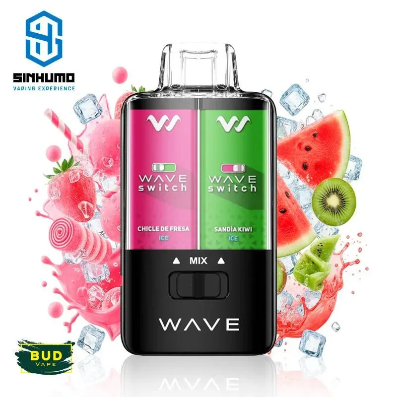 Wave Switch Bud Vape Chicle de Fresa Ice Sandia Kiwi Ice 0mg