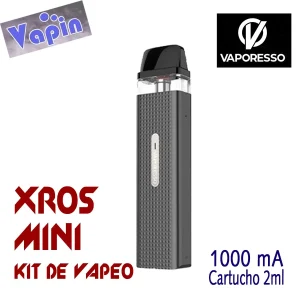 Xros Mini Kit de vapeo 1000mA 2ml (Space Grey) de Vaporesso